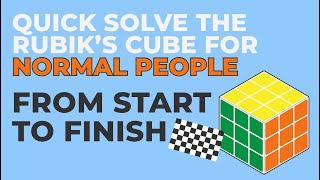 Quick solve the Rubik's cube - For NORMAL PEOPLE - From Start to Finish