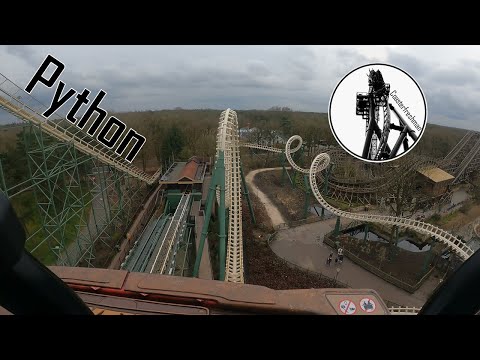 Python - Efteling | 4K 60fps onride 10/02/2022