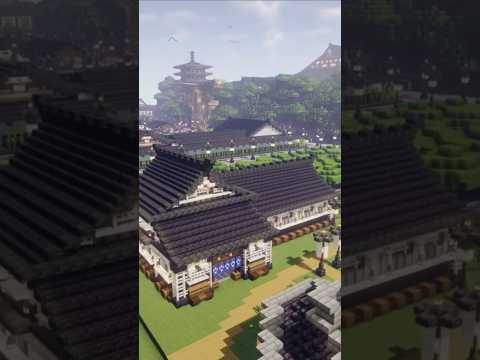 【マイクラ】和風建築・お洒落な酒屋shortver.を作ってみた【shorts】  #マインクラフト #minecraft  #shorts