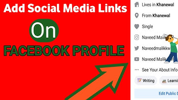 Facebook Me Instagram, YouTube, Twitter, Link Kaise Jode | How To Add Social Media Links In Facebook