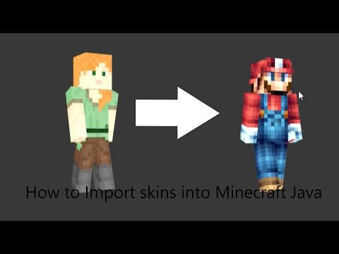 Video How to Import skins into Minecraft Java - youtube
