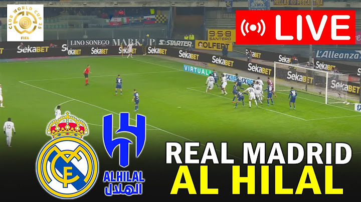 🔴LIVE : Real Madrid vs Al Hilal Riyadh | FIFA Club World Cup 2025 | Full Match Streaming