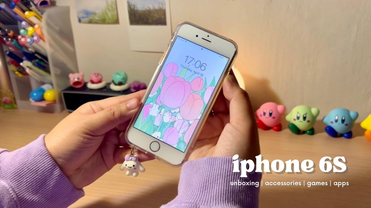 unboxing the iPhone 6S in 2024 💗🌷