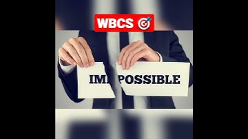 WBCS🎯 Motivational short video 📚⏰|| #wbcs #study