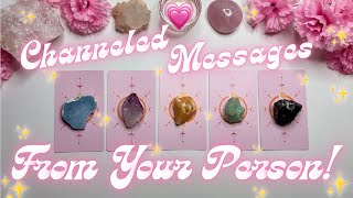 💗 Channeled Messages From Your Person! 💗 In-Depth Pick a Card Tarot Love Reading