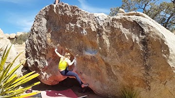 Chuckawalla Yabo** (V6) Send - Joshua Tree