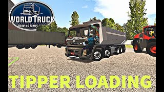 World truck driving simulator TIPPER TRUCK LOADING!! screenshot 4