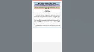 how to recover wbp constable application id // wbp constable exam // #sorts #wbpconstable #wbprb