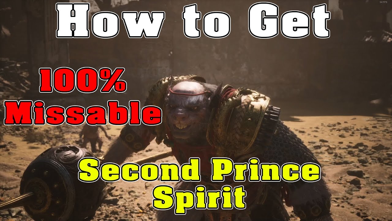 Black Myth Wukong: How to Get Second Prince Spirit || 100% Missable