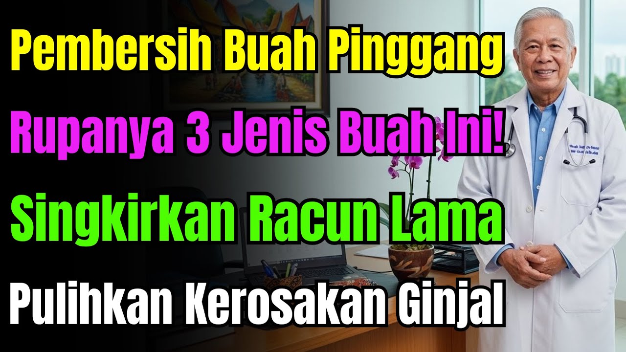 Pencuci Buah Pinggang Rupanya 3 Buah Ini! Makan Sekali Sehari, Buang Toksin Lama & Pulihkan Ginjal.