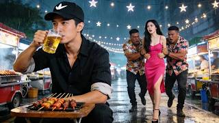 CEO cantik diculik—pria makan bakar ternyata jagoan! Sekali tatap, semua lari, CEO jatuh cinta!