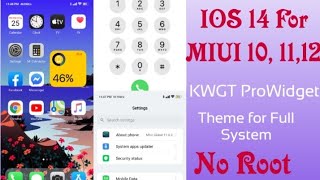 IOS 14 for MIUI 10,11,12 ! No Root screenshot 3