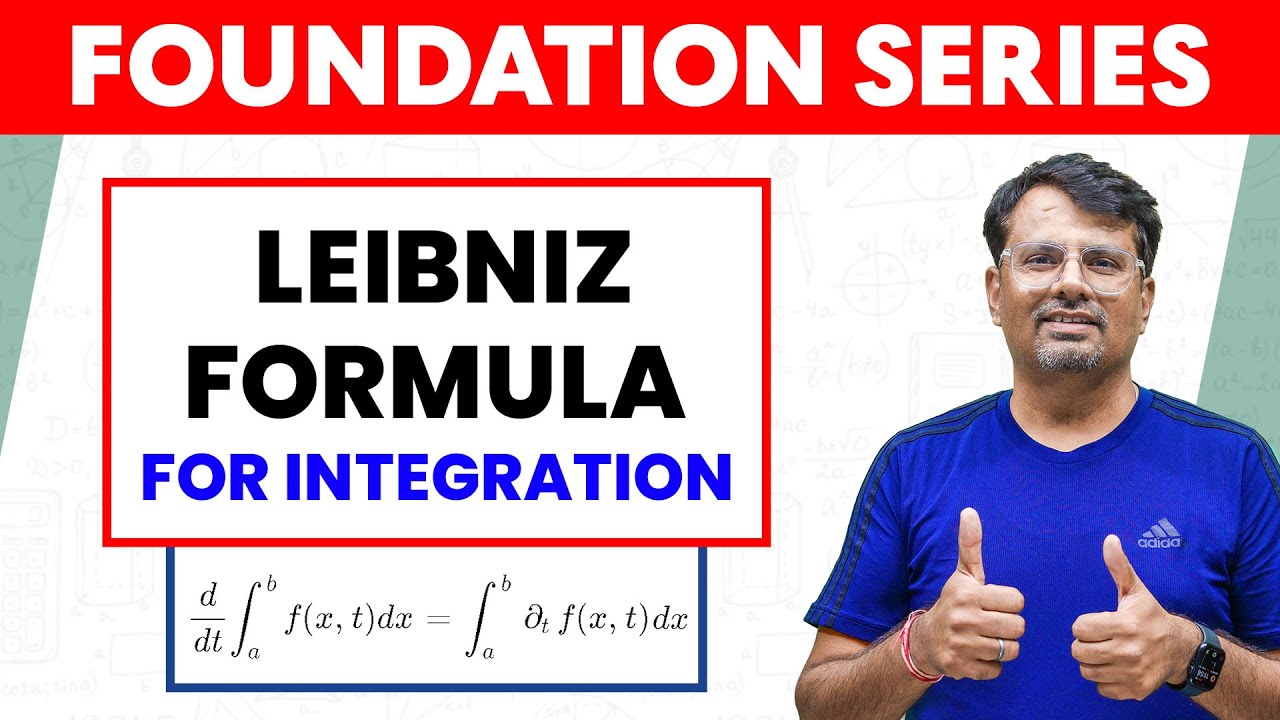 Leibniz rule for integration | Concept and Example | Foundation Series ...