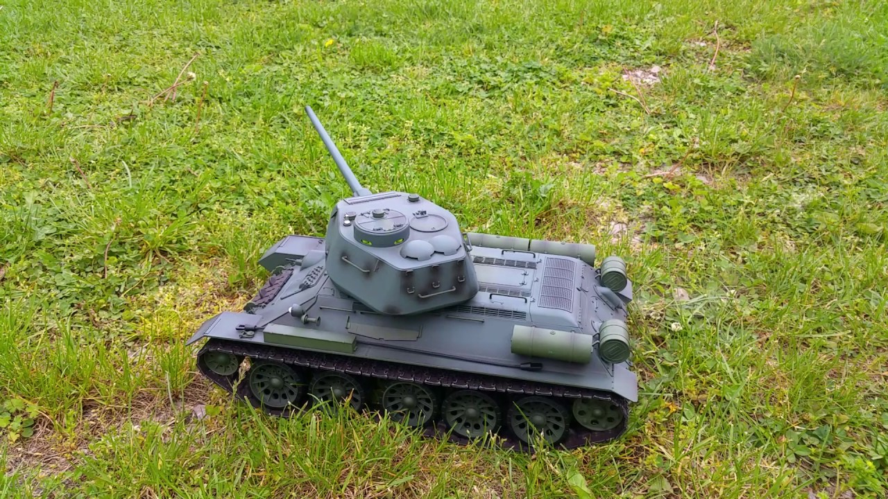 T34 /85 RC Battle tank 1/16 HengLong ABR1 YouTube