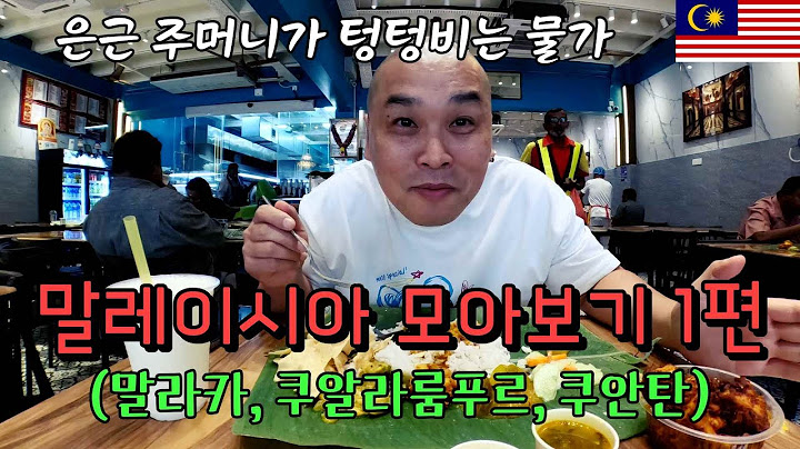 40대 남자가 여행을 하면 너무 건전해서 간건강을 회복하게 되는 나라[말레이시아여행모아보기1편]