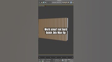 Don’t waste time placing wood manually. Here’s a smarter way to do it in 3ds Max using - ARRAY