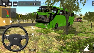 Indonesia Coach bus driving | Euro bus simulator 2025 Android gameplay#1