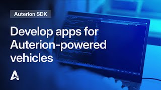 The new Auterion SDK: develop apps for Auterion-powered vehicles