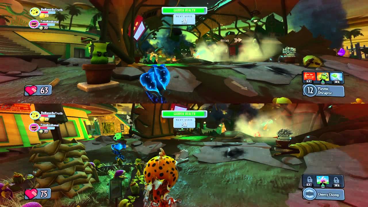 Plants vs Zombies Garden Warfare PS4 gameplay #2 - YouTube