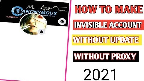How to Create invisible facebook Account without Update Without  proxy bina name ki Id create