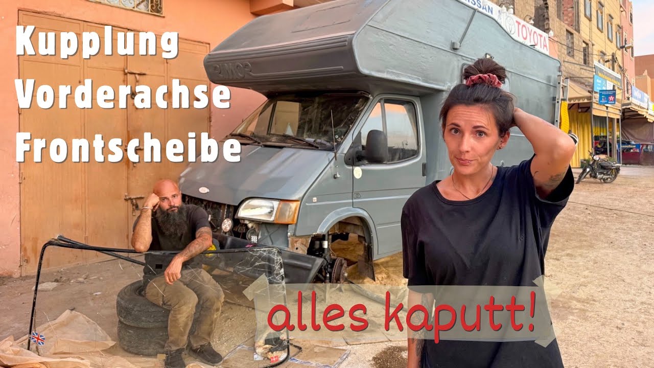 TEURER SPASS?! Wir lassen unser Auto in Marokko reparieren. | Vanlife Marokko 🇲🇦