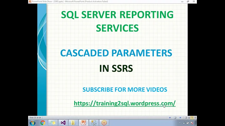 15 CASCADED PARAMETERS IN SSRS