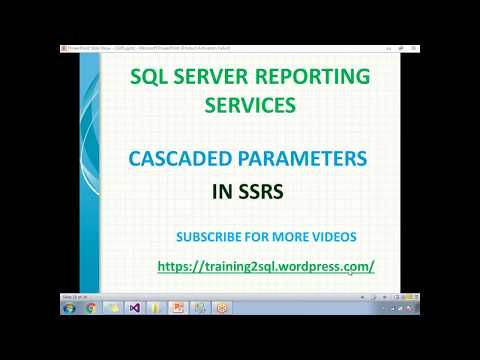 15 CASCADED PARAMETERS IN SSRS