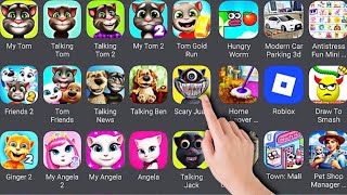 Scary Juan, talking Juan, My Talking Tom, My Talking Angela 2, Ginger 2, Tom Friends, game play, screenshot 3