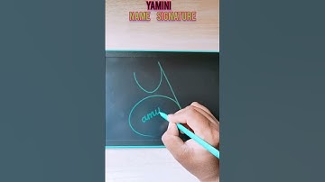 Yamini Name Signature 😍🥰 Comment your name for signature 😊