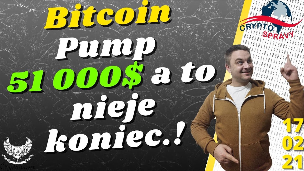 Bitcoin pump it up..51 000+ YouTube