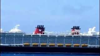 Disney Fantasy &amp; Dream Dueling Horn Show at Castaway Cay on 3/25/2012