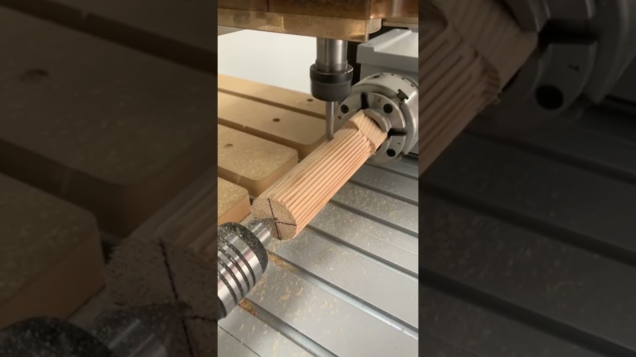 4 eksen cnc ahşap freze makinası