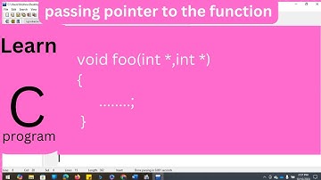 Passing pointers to functions in C Programming: an easy approach (part-4)