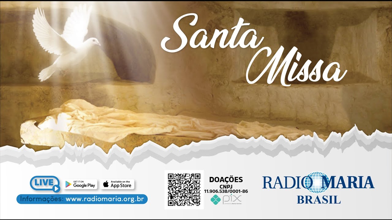 Santa Missa Rádio Maria Brasil QuartaFeira 11/05/2022 YouTube