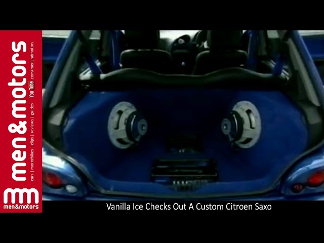 Vanilla Ice Checks Out A Custom Citroen Saxo - YouTube