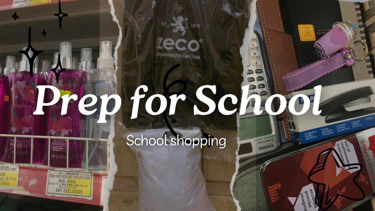 Prep with me for school || Back to school shopping - The world through Boma
