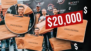 SPENDING $20,000 AT LOUIS VUITTON