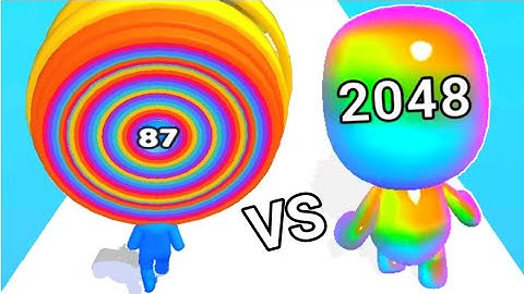 Man Runner 2048 VS Layer Man 3D - ASMR Gameplay