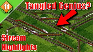 Celebrity Tricky Tricky Tracks - Highlights - 🚂 OpenTTD Let's Play S11 🌟 E5 Wealth