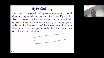 DC Module 4 Date 28 04 2020 VL P1 Data Link Control (DLC) Services, Framing, Byte/bit Stuffing