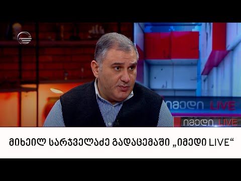საპარლამენტო უმრავლესობის წევრი მიხეილ სარჯველაძე გადაცემაში „იმედი LIVE“
