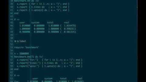 how to use benchmark in ruby
