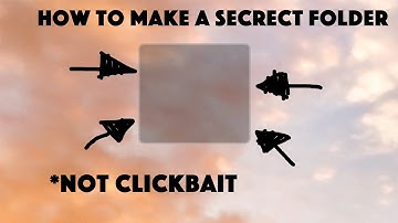 How to make a secret folder *not clickbait (Mac OS)