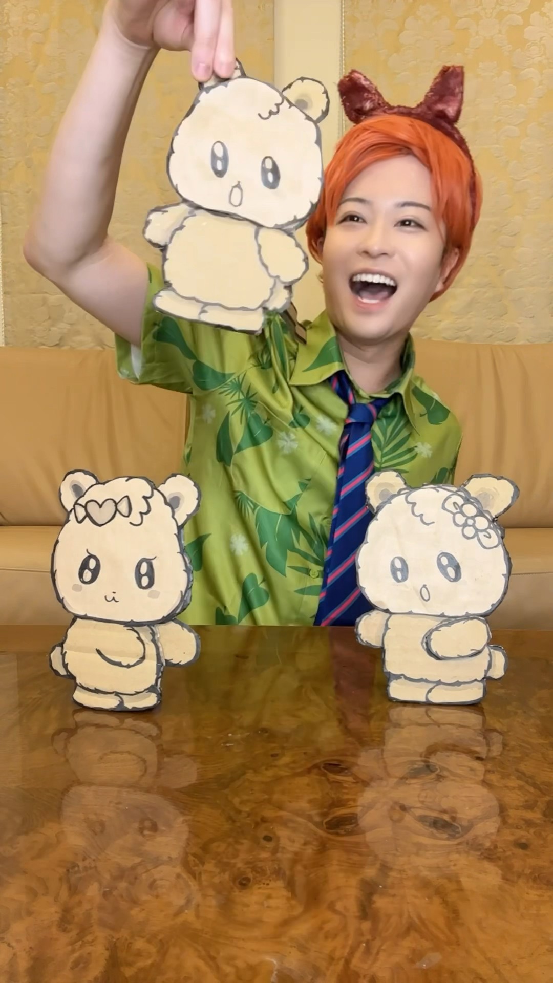 A RIVAL APPEARS IN A CARDBOARD BEAR！#asmr