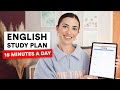 English study plan  15minute daily english language learning routine  marina mogilko