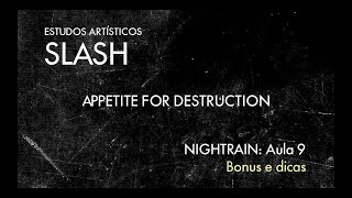 Nightrain solo final - AULA 9 - Bonus e dicas em Português.