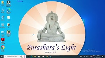 PARASHAR LIGHT 09 ASTRPLOGY SOFTWARE  || Parashara Light 9 Astrology Kundali Software Installation..