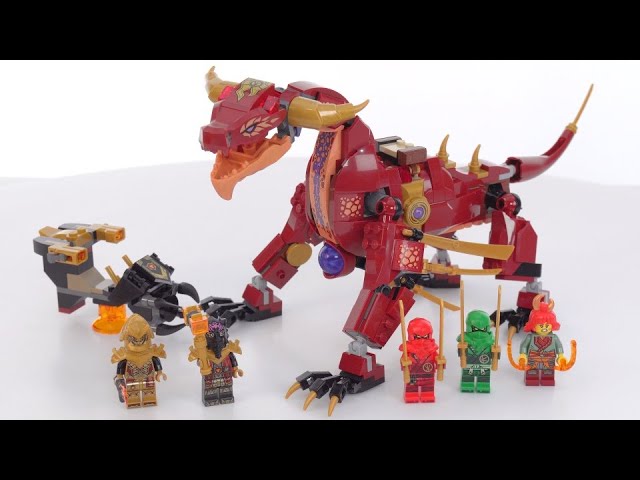 Lego Ninjago Heatwave Transforming Lava Dragon Building Toy 71793 : Target