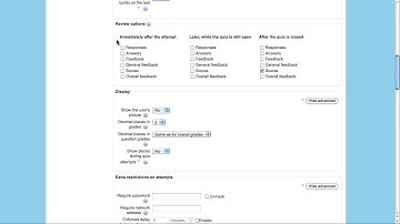 Moodle 2.0 Tutorial: Adding a Quiz