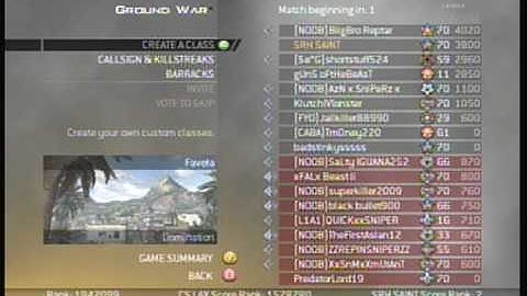 Modded Ground War  Lobby